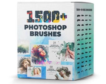 Paquete de más de 1500 pinceles de Photoshop /