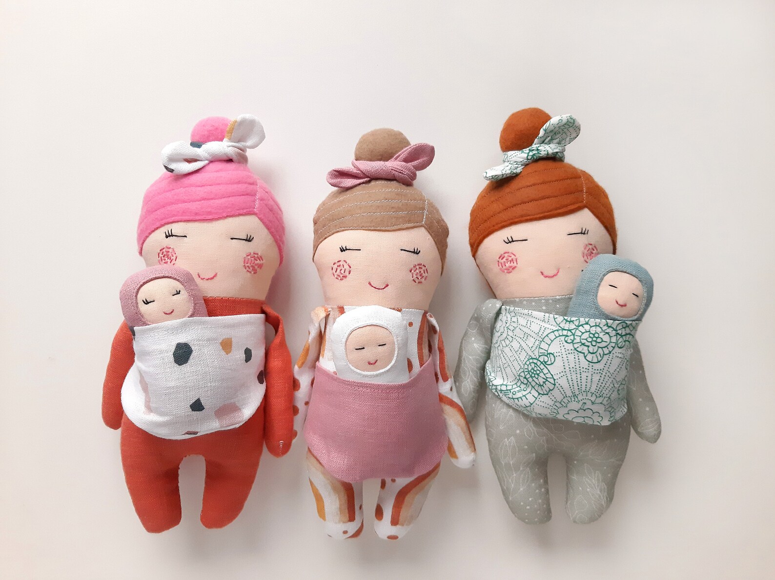 Mommy and Baby Doll SEWING PATTERN PDF Rag Doll Pattern Mom Doll With ...