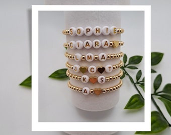 Personalised beaded bracelet, customised bracelet, name bracelet, word bracelet