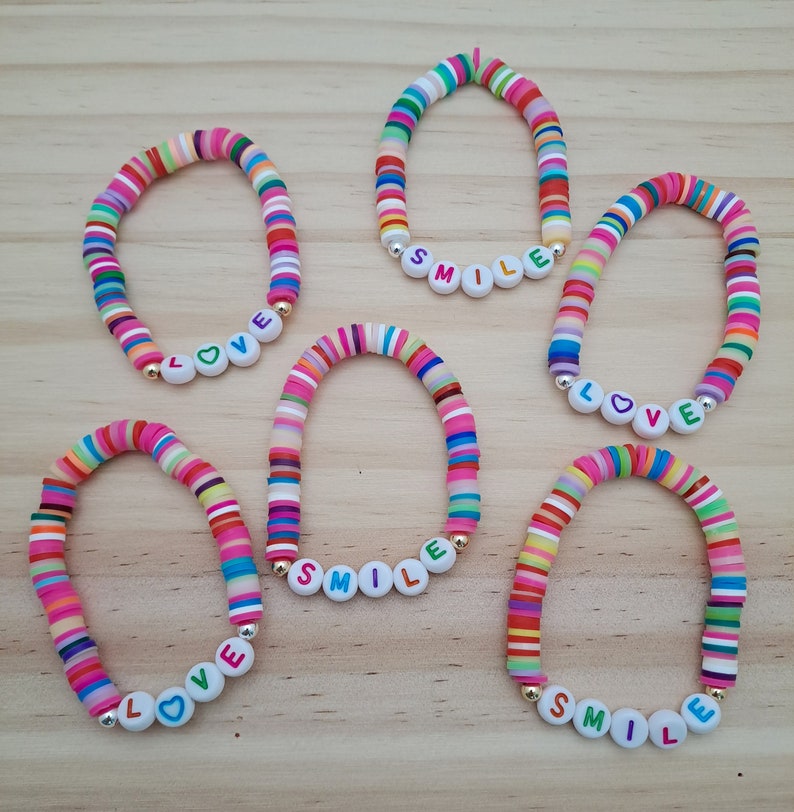 Bracelets d'affirmation pour enfants, bracelets de positivité pour enfants, bracelets d'affirmation pour enfants image 1