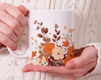 Mug Bouquets d’Automne, tasse à café ou thé, nature, idée cadeau
