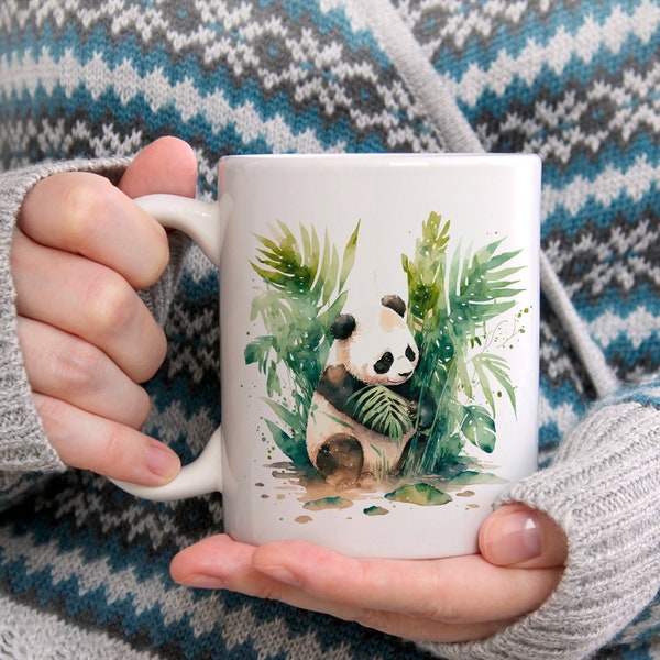 Mug Panda, tasse à thé ou café, animaux, idée cadeau