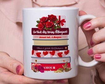 Mug Pile d'Amour, tasse à café ou thé, nature, fleurs, idée cadeau
