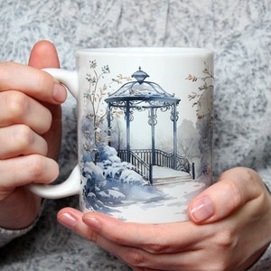 Wintergartentasse, Kaffee- oder Teetasse, Geschenkidee