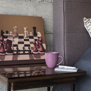 Chess digital print. Beautiful art for chess players