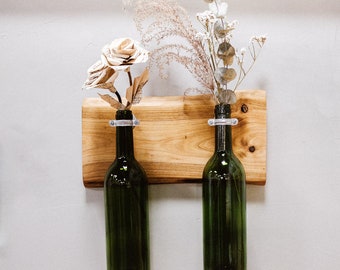 Double wall vase - Wine - Boho