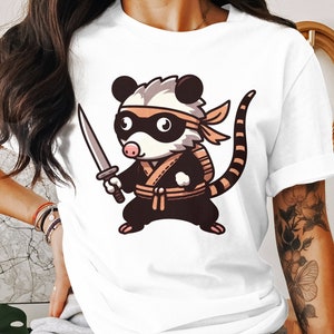 Ninja Opossum Shirt Gift Idea, Opossum Lover Shirt, Opossum Shirt, Opossum T-Shirt, Funny Opossum Shirt, Possum Shirt, Animal Lover Shirt