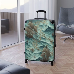Suitcase With Wheels, Luggage With Wheels, Rolling Suitcase, Cabin Suitcase, Travel Suitcase, Carry on Suitcase, Graphic Suitcase, Suitcase