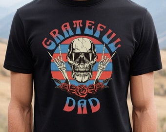 Grateful Dad T-Shirt, Grateful Dead Shirt, Camicia per la festa del papà, Regalo per la festa del papà, Regalo per papà, Maglietta papà divertente, Tee papà grato, Regalo papà