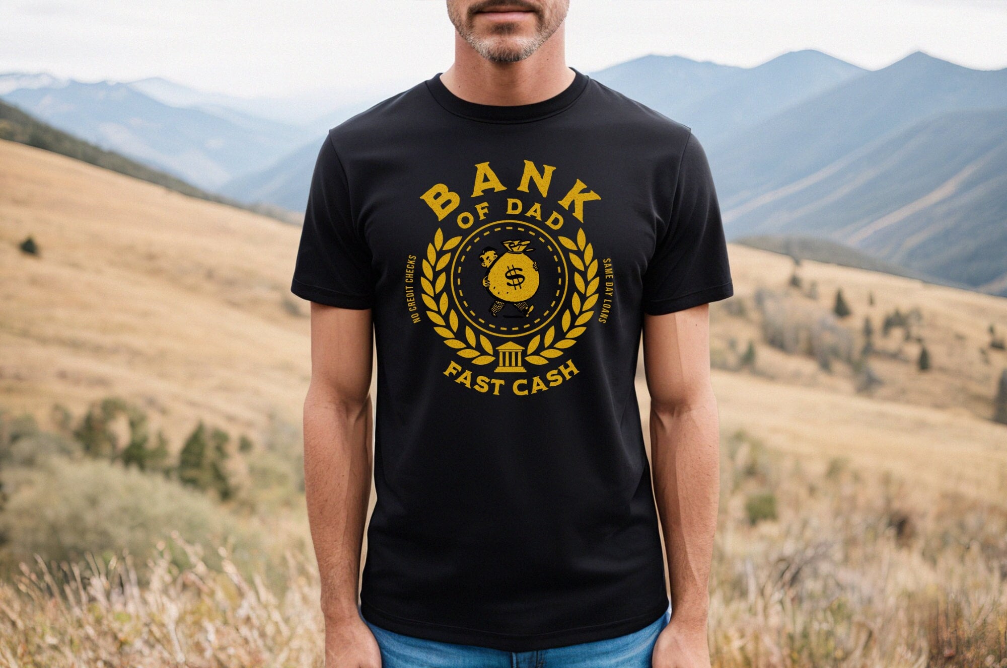 Camicia della banca di papà, camicia papà divertente, regalo divertente per papà, regalo del giorno dei padri divertenti, t-shirt del nuovo papà, regalo per papà, maglietta del giorno dei padri, regalo del papà