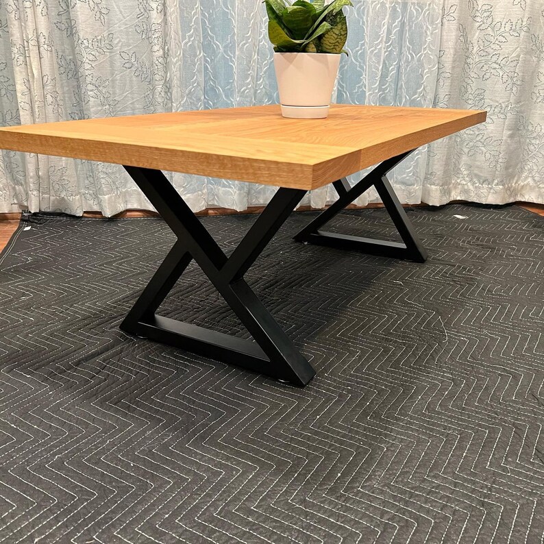 Custom Built White Oak Coffee Table Etsy