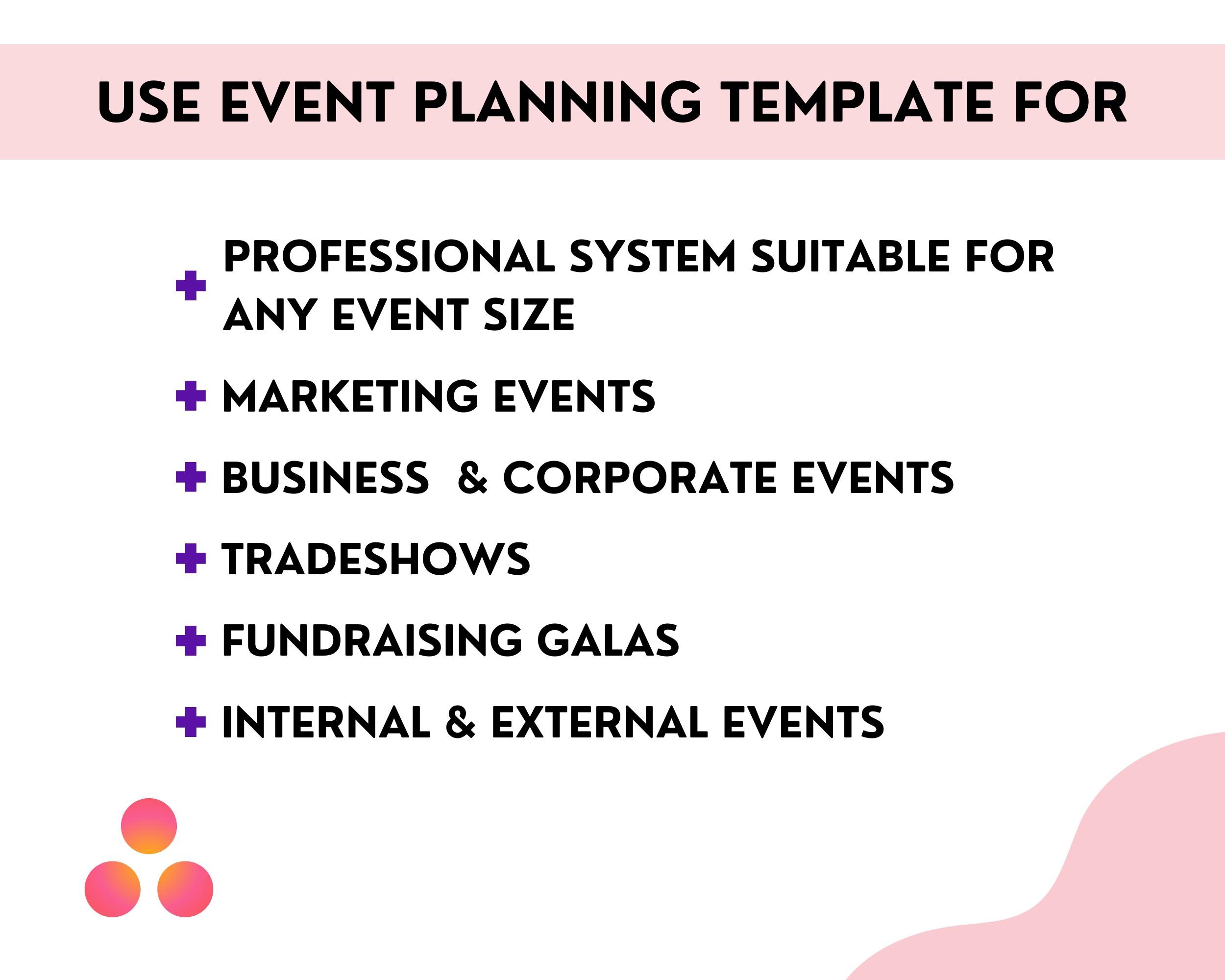 Asana Event Planning Template Complete Project Management System