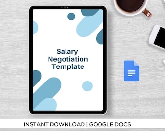 Salary Negotiation Template for Google Docs, Job Offer Guide (PDF)