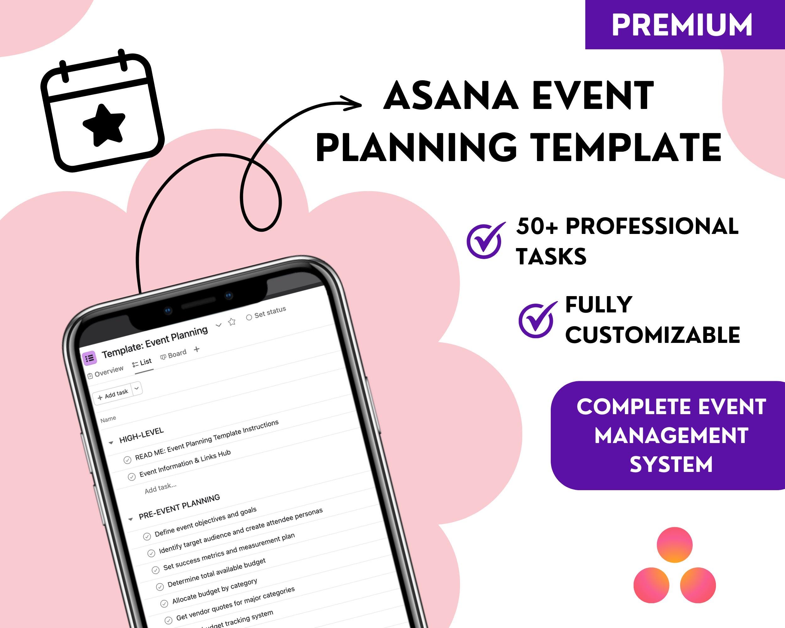 Asana Event Planning Template Complete Project Management System ...