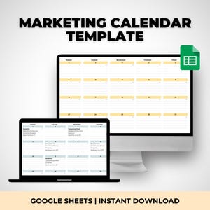 Google Sheets Marketing Calendar Template: Annual Campaign Planning System