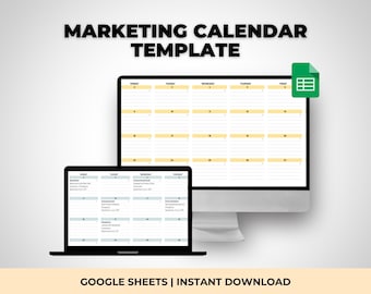 Google Sheets Marketing Calendar Template: Annual Campaign Planning System