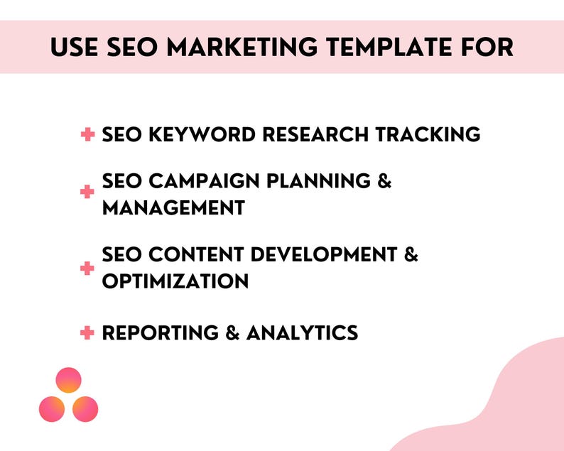Asana SEO Marketing Project Management Template, SEO Keyword Research ...