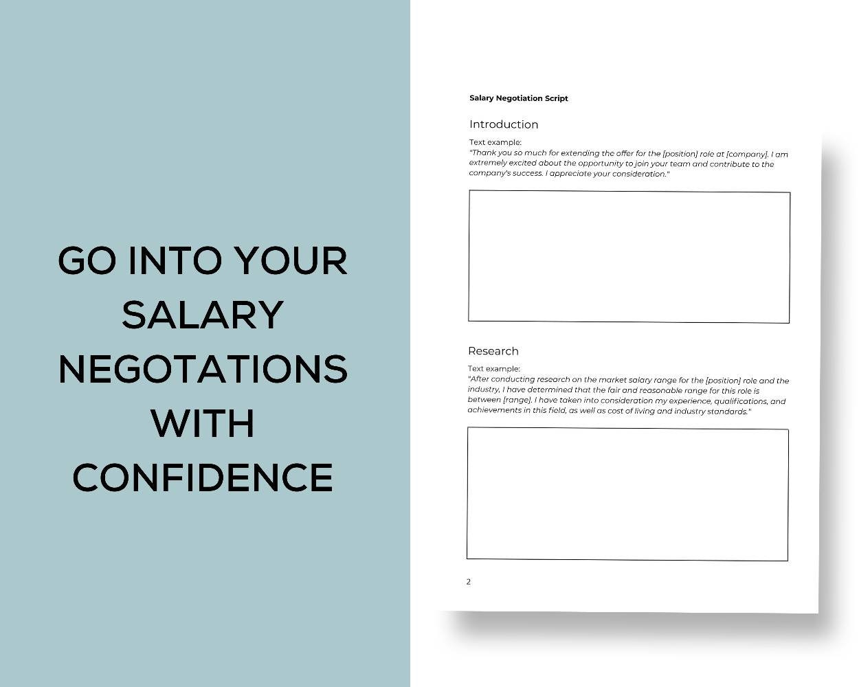 Salary Negotiation Template for Google Docs, Salary and Wages Tracker