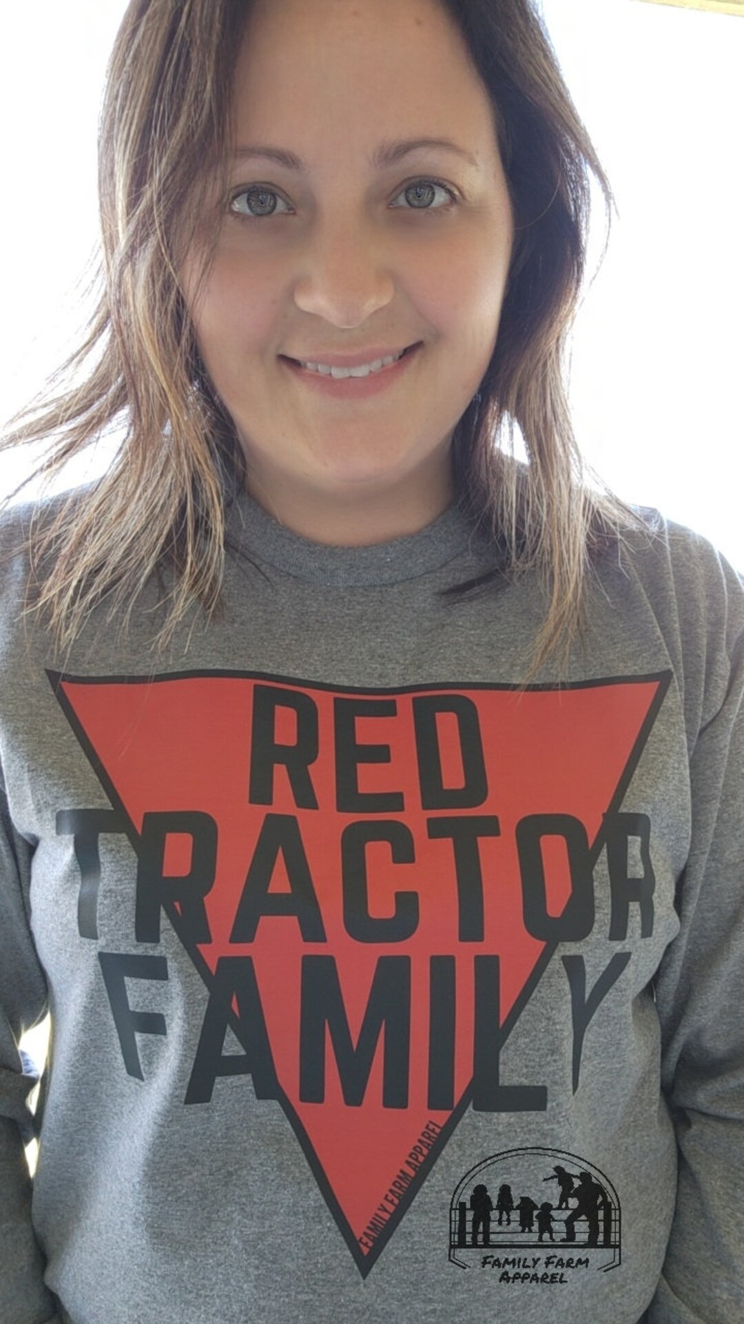 Red Tractor Family Etsy