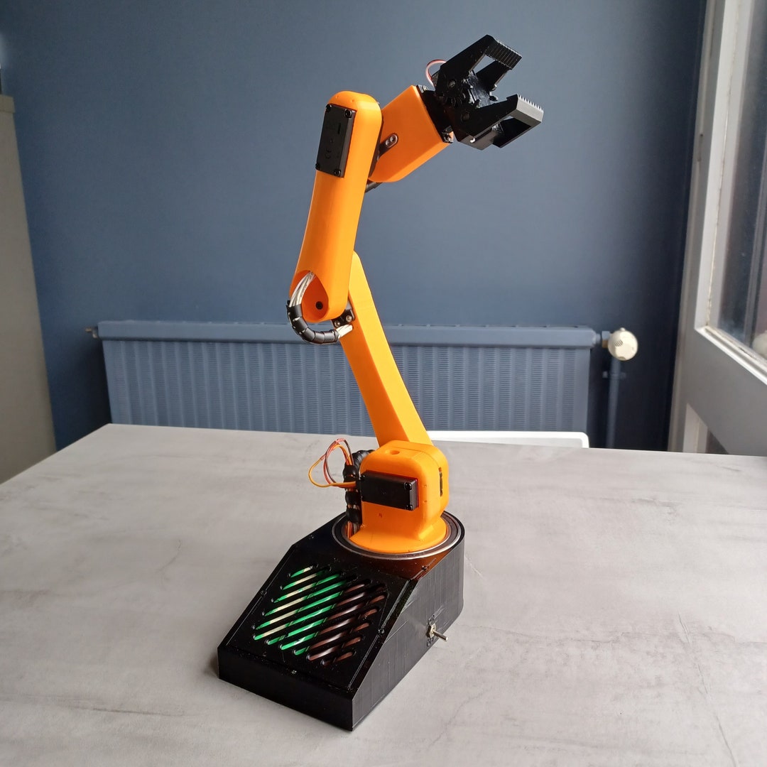 3D Printed Open-source Arduino Robotic Arm (assembled) - Etsy