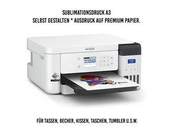 Sublimation printing A3 * Design yourself * Print on premium paper.