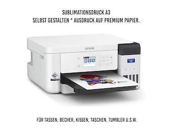 Druk sublimacyjny A3 * Zaprojektuj sam * Drukuj na papierze premium.