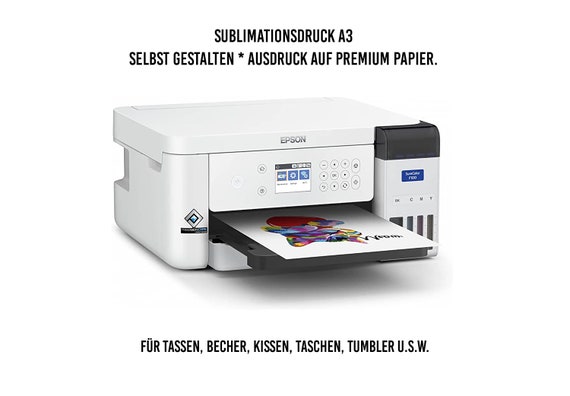 Sublimationsdruck A3 * Selbst gestalten * Ausdruck auf Premium Papier.