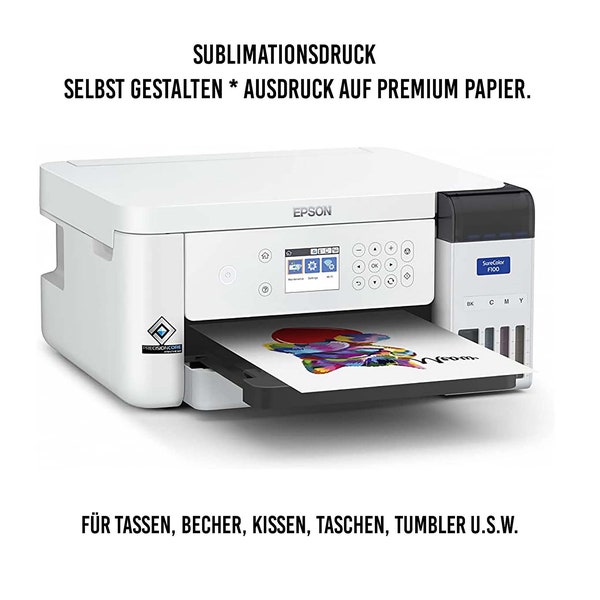 Impresión de sublimación A4 * Diseñe usted mismo * Impresión en papel premium.