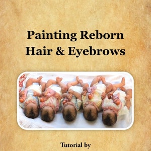 Painting Reborn Hair And Eyebrows Tutorial, with HSP