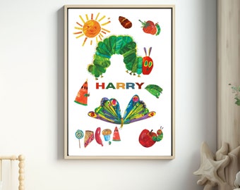 Set of 3 the Very Hungry Caterpillar Prints, Nursery Wall Art Print ...