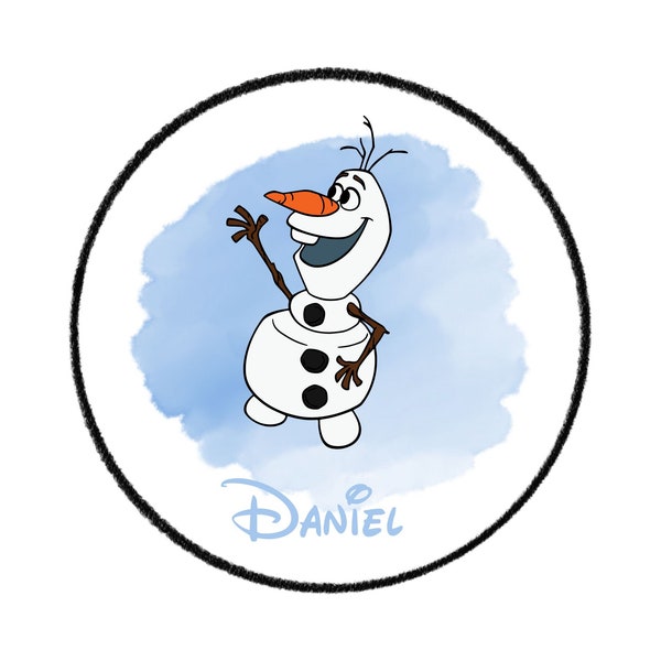 Frozen Name Stickers Etsy