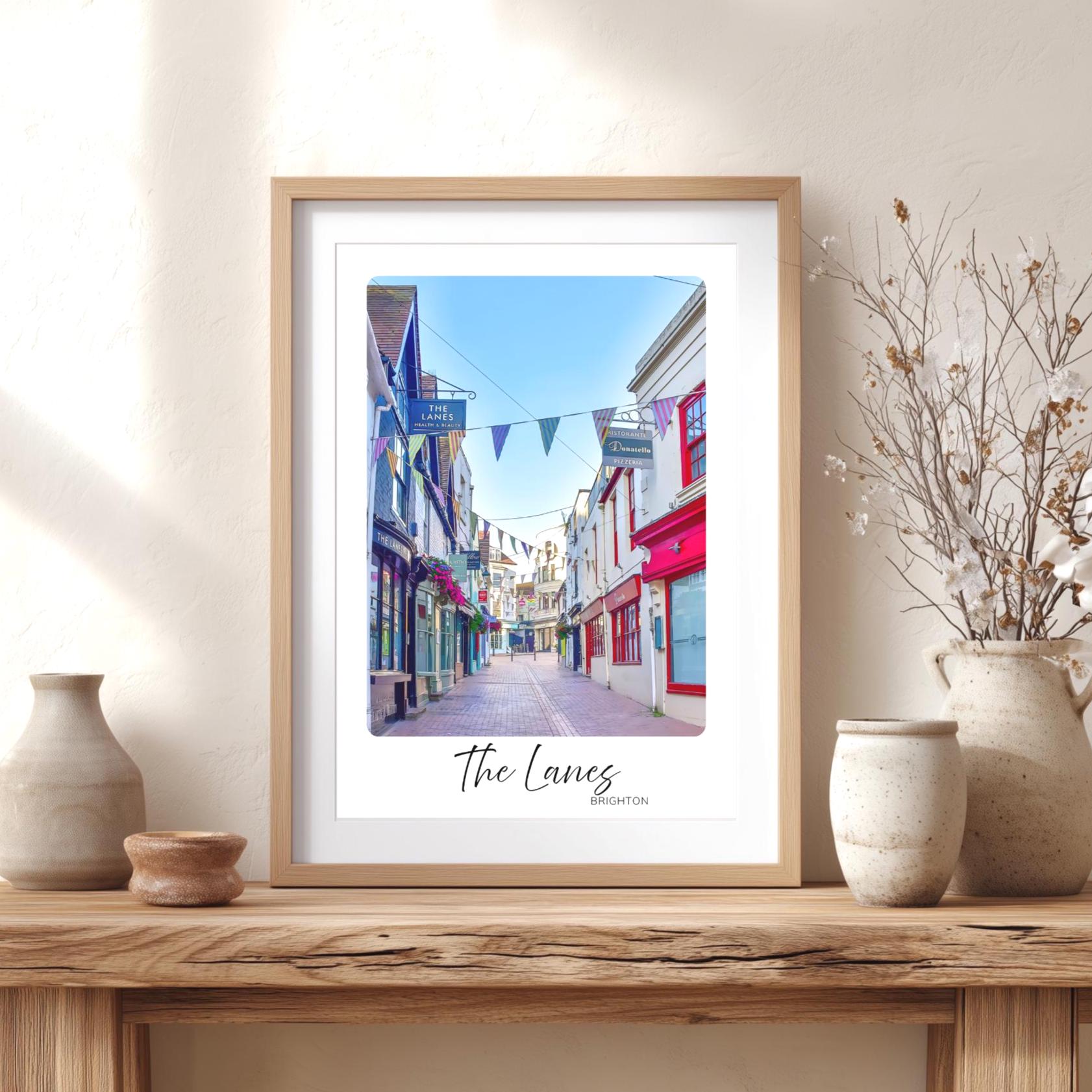 Brighton Lanes Art - Etsy UK
