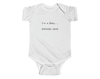 Spädbarnsbody i fin jersey