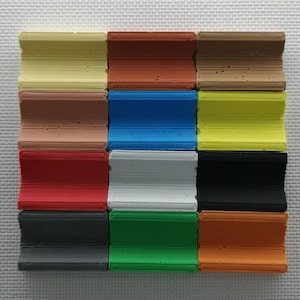 Miniature waterway bricks. Colorful miniature waterway bricks. Perfect for dioramas, dollhouses, gifts, desk toy.