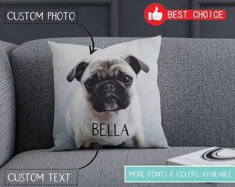 Personalisieren Sie mit jedem Text & Foto, das Sie möchten, individuelles Geschenk, individuelles Textkissen, Fotokissen, Geschenk mit Bild, personalisierte Kissenhülle