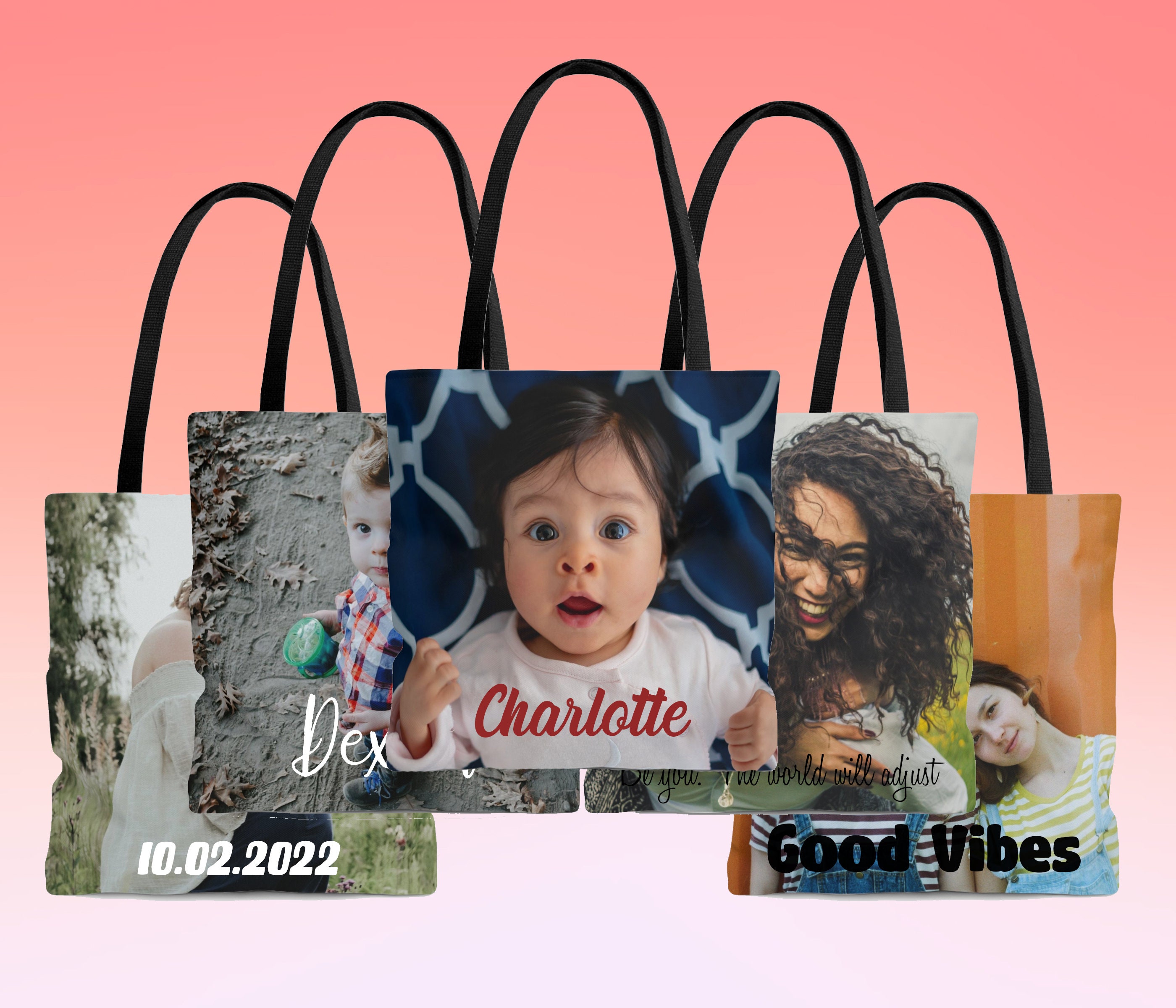 Tote Bag - Personalize With Any Photo You Would Like, Custom  display picture 3