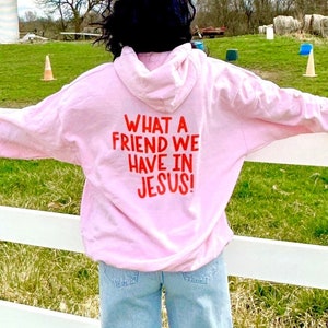 Vilken vän vi har i Jesus Unisex Hoodie