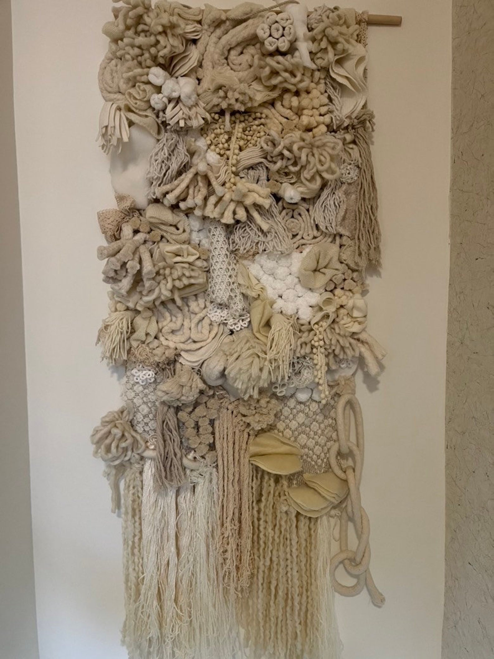 Wall Décor Recycled Fabrics - Etsy