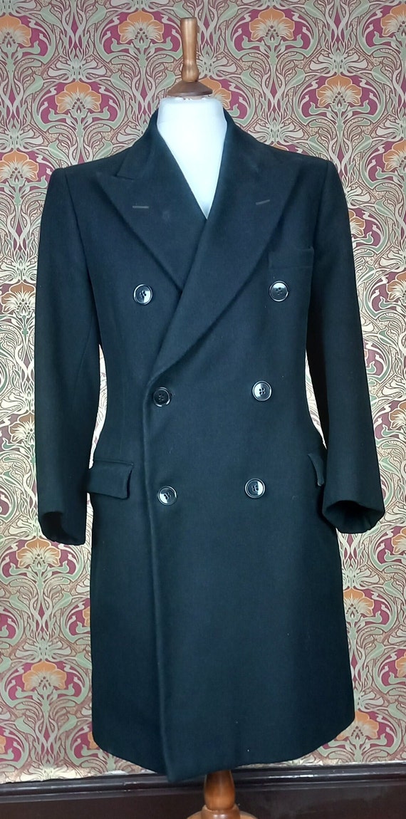 Original 1930s vintage Burtons gents coat M 38” - 