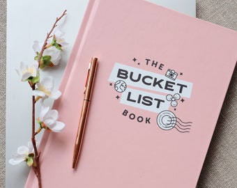 The Bucket List Book , Journal, Travel Planner, Place To Store Your Photos, Bucket List, Daily Journal, Travel, Gift for her, Unique Gift
