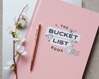 The Bucket List Book , Journal, Travel Planner, Place To Store Your Photos, Bucket List, Daily Journal, Travel, Gift for her, Unique Gift