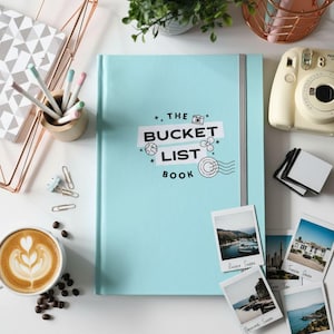 Hardcover Adventure Journal – Travel Bucket List & 6x4 Photo Book image 1