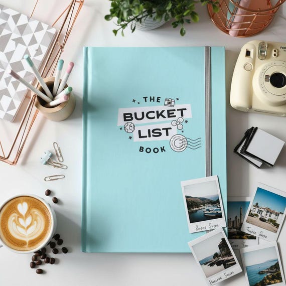 Hardcover Adventure Journal – Travel Bucket List & 6x4 Photo Book