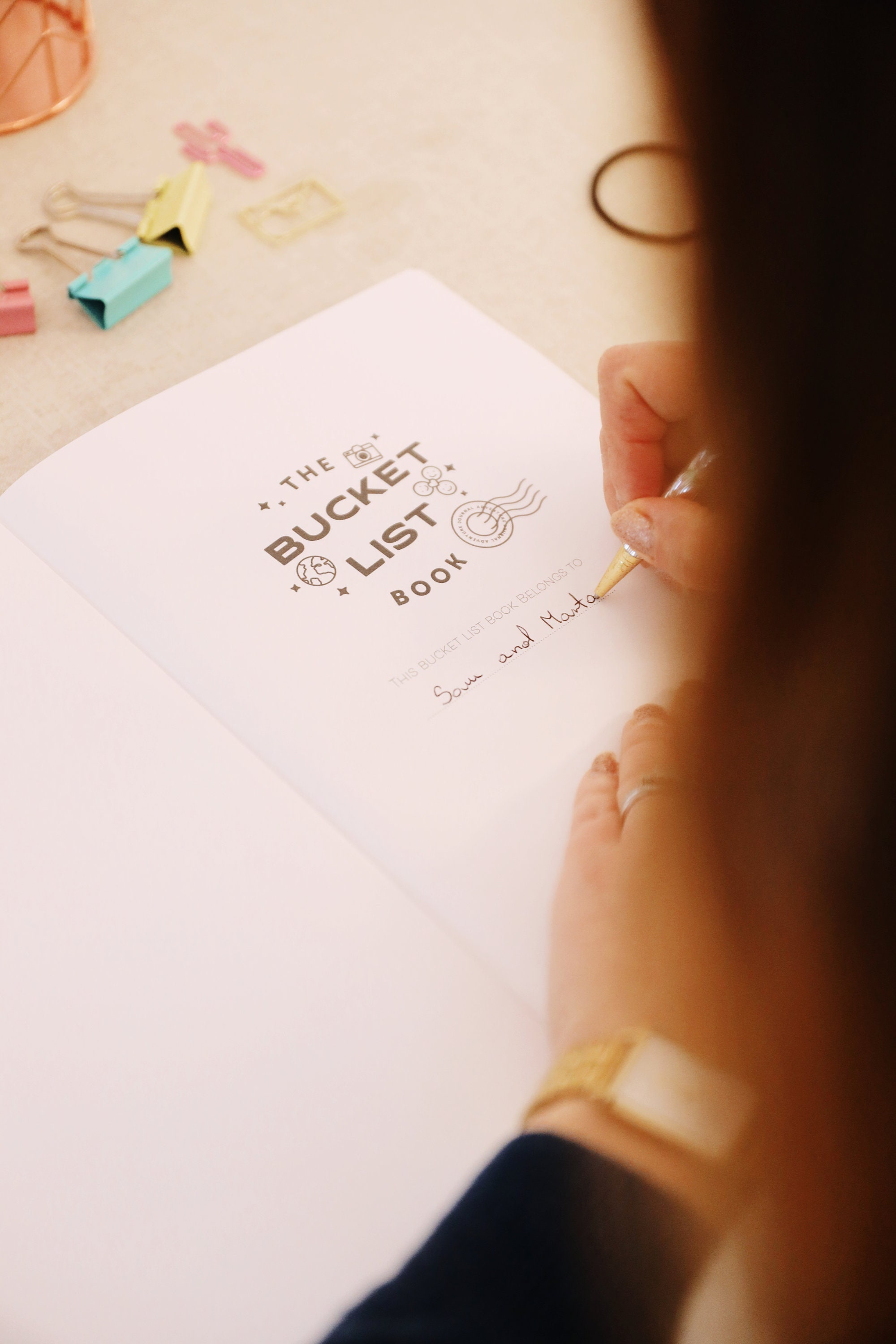 The Bucket List Book Journal Travel Planner Place to Store Etsy