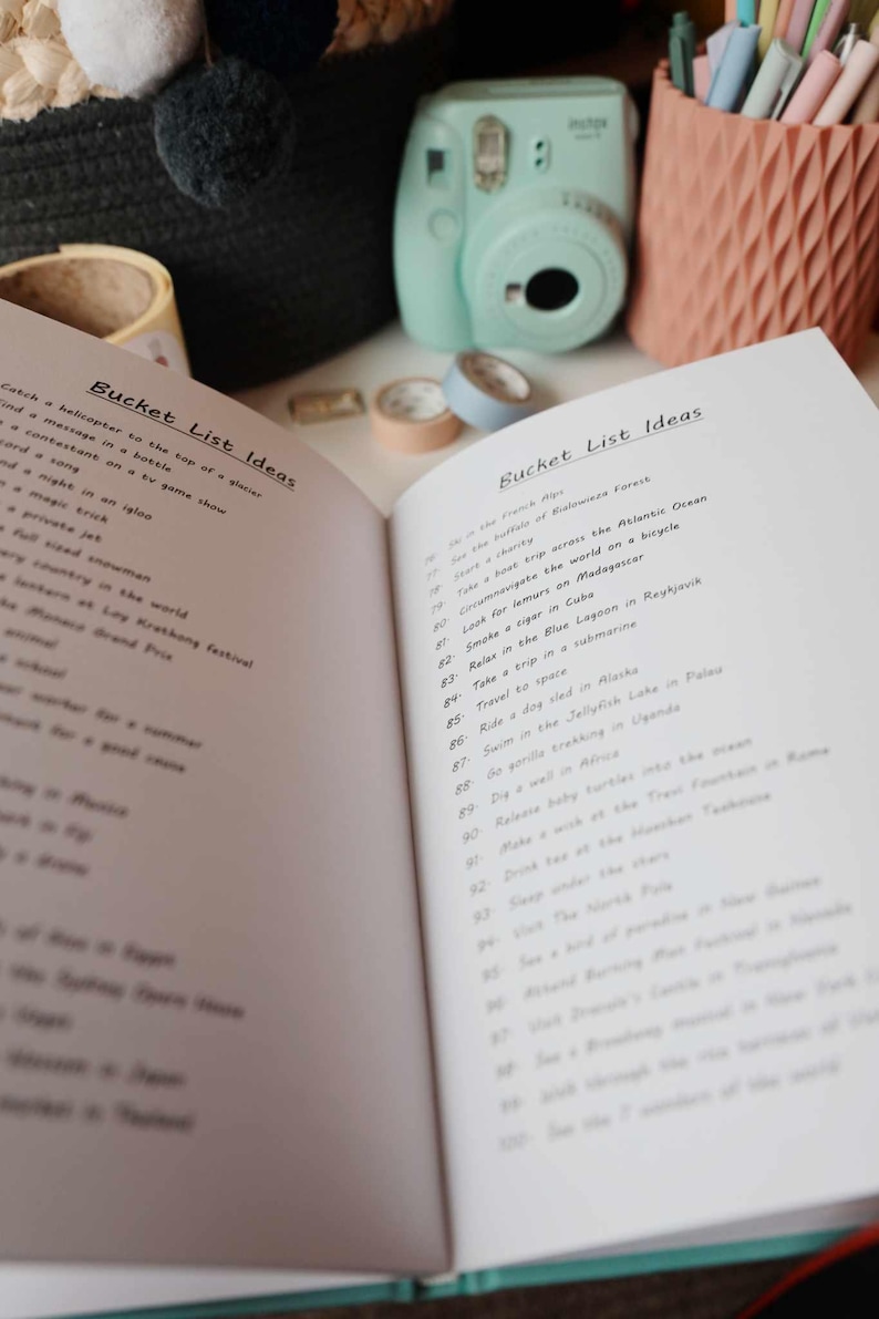 Hardcover Adventure Journal – Travel Bucket List & 6x4 Photo Book image 7