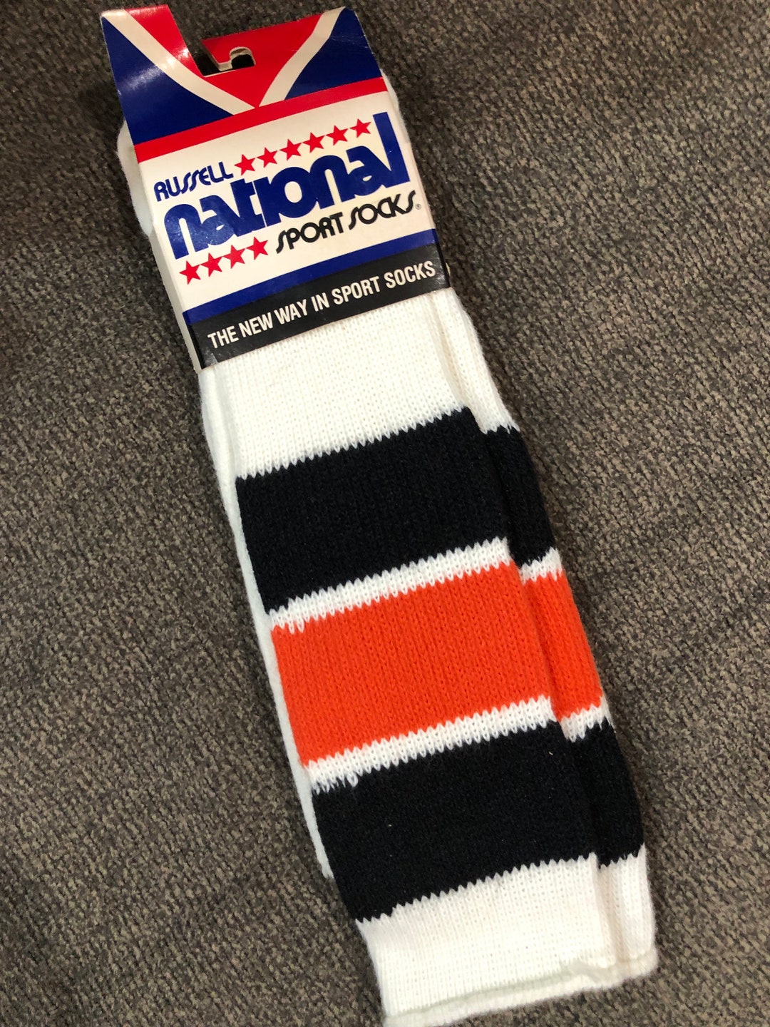 Vintage Russell National Tube Socks Etsy