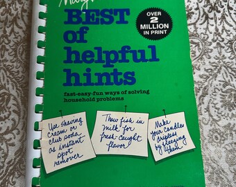 Mary Ellen's of Helpful Hints, Vintage Household Tips Book