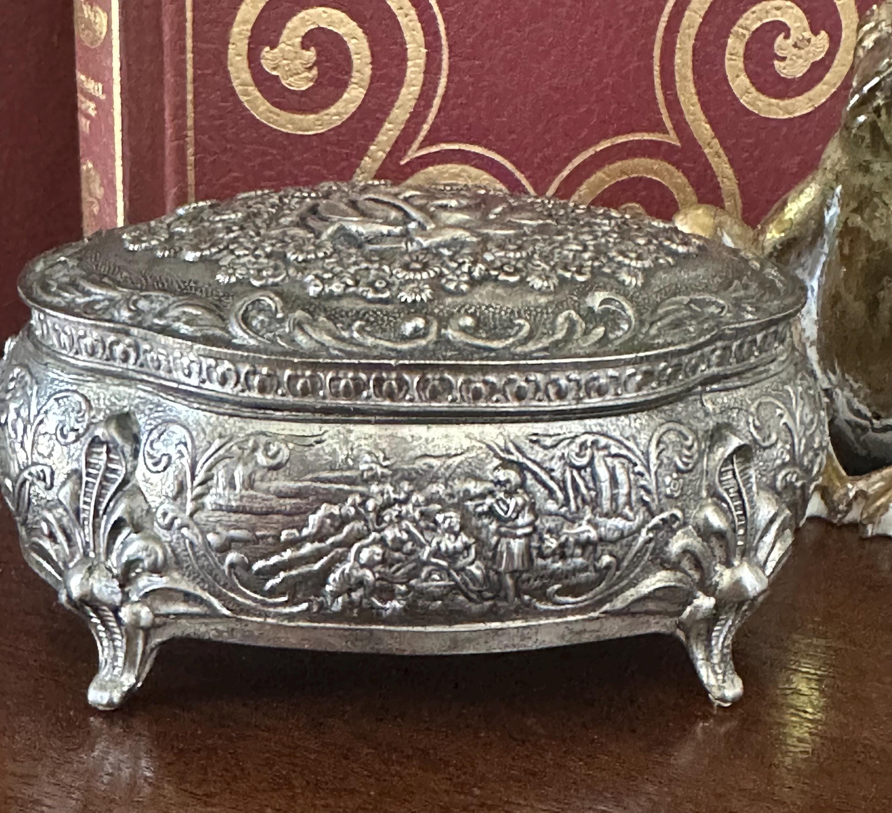 Japan Footed Trinket Box - Etsy Japan Footed Trinket Box - Etsy