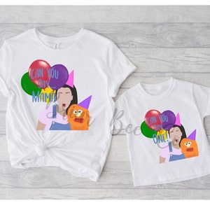 Ms. Rachel songs for little- First birthday Can you say one, mama, dada- Sublimation digital file, JPEG, PNG