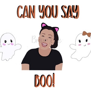 Ms. Rachel Halloween - Can you say Boo! - Sublimation digital file, JPEG, PNG
